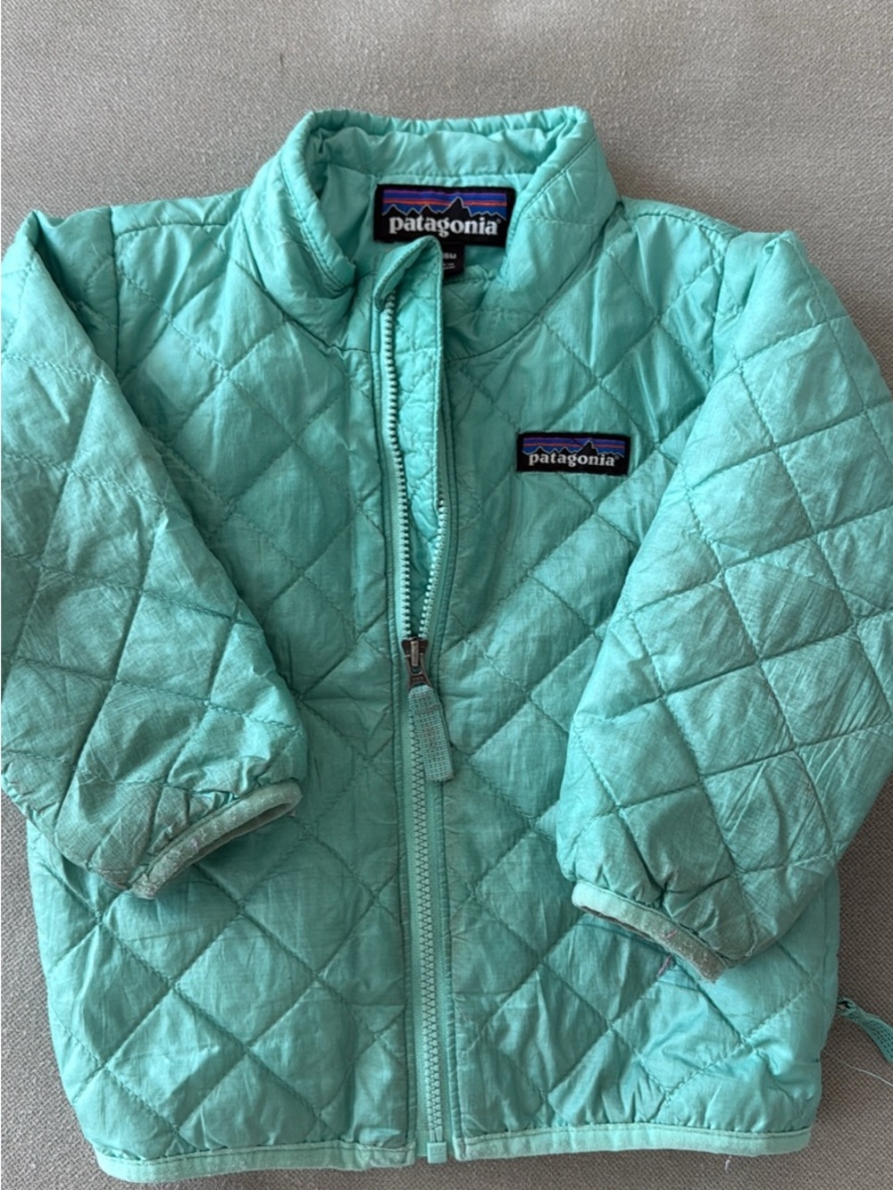 Patagonia Kids Quilted Puffer Jacket - Mint